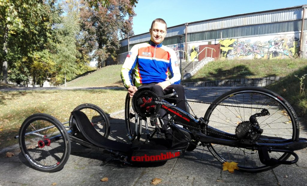 Piotr Kacalski ma nowy handbike