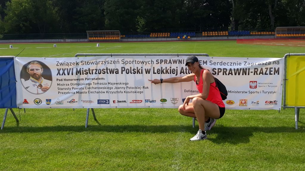 Sabina Stenka-Szymańska: XXVI Mistrzostwa Polski w Lekkiej Atletyce "Sprawni-Razem"