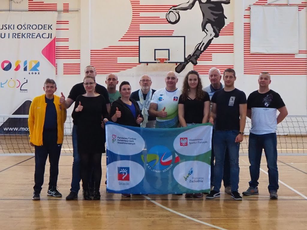 Turniej Mistrzostw Polski w Piłce Siatkowej na Siedząco w Łodzi
