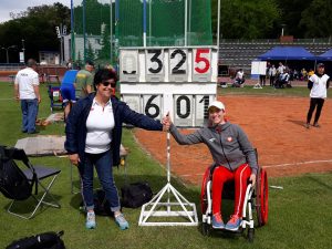 Renata Chilewska i Joanna Oleksiuk: I Runda Paralekkoatletycznego Grand Prix Polski - Otwarty Mityng Osób Niep. W LA (Słubice 2019)