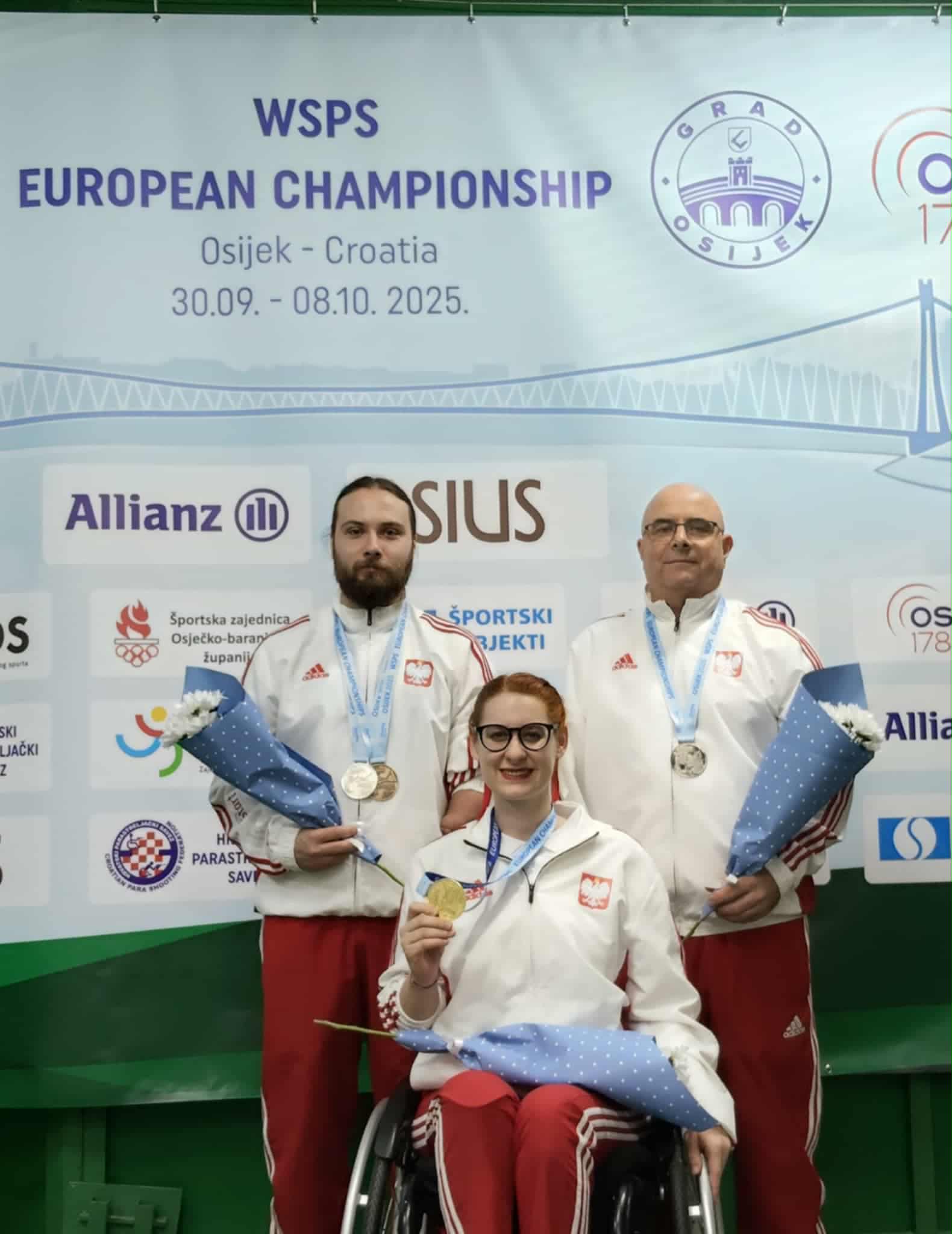 Złoto, 2 srebra i brąz ME naszych strzelców