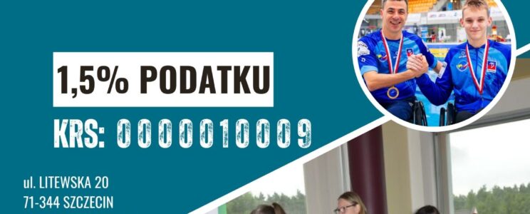 1,5% podatku możesz przekazać na KSI START Szczecin