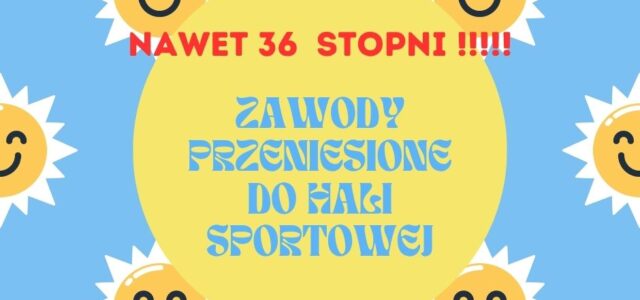 Festyn sportowy przenosimy do hali !!!!!