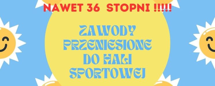 Festyn sportowy przenosimy do hali !!!!!